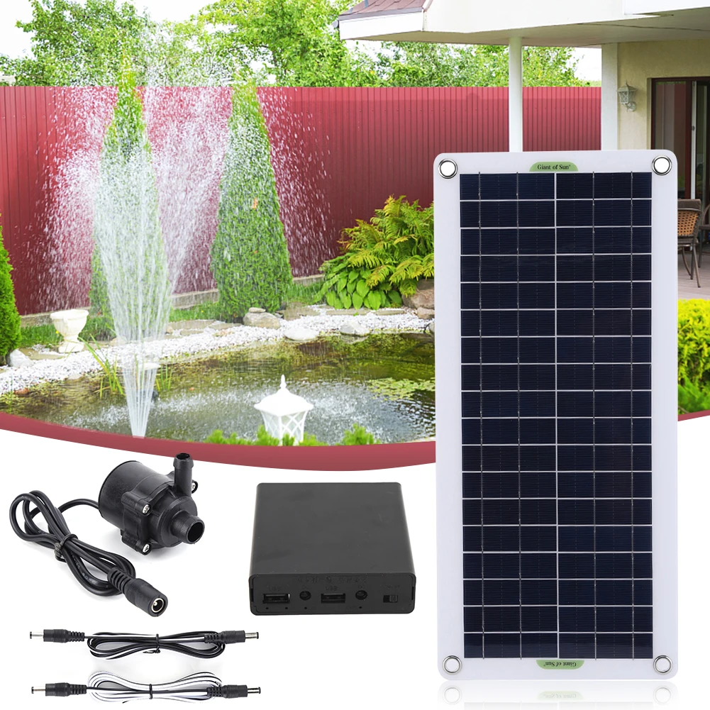 Solar Panel Monocrystalline - 30W 800L/H DC 18V Geluidsarme Borstelloze