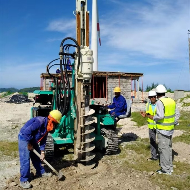Renewable Energy Solutions - YG-600 Nieuwe Product Ideeën Zonne-energie Paalrammachine