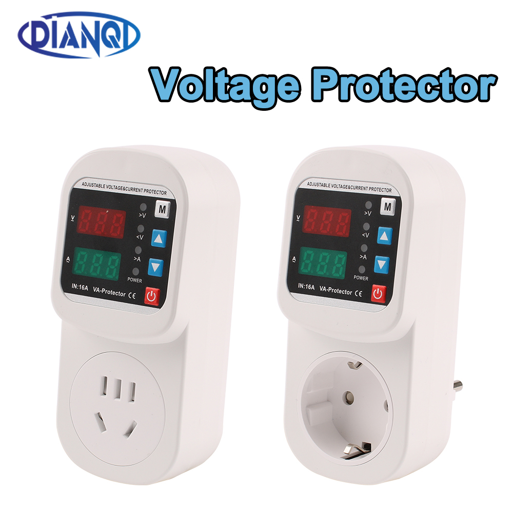 Ac Surge Protector - Overspanningsstroom Onderspanningsbeveiliging Socket AC 220V 110V