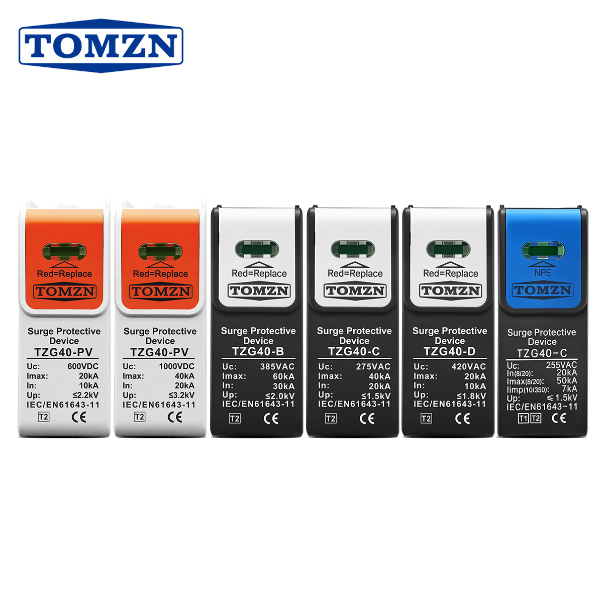 1PCS TZG40 PV Ontladingsbuis D - Ac Surge Protector recensie en prijs
