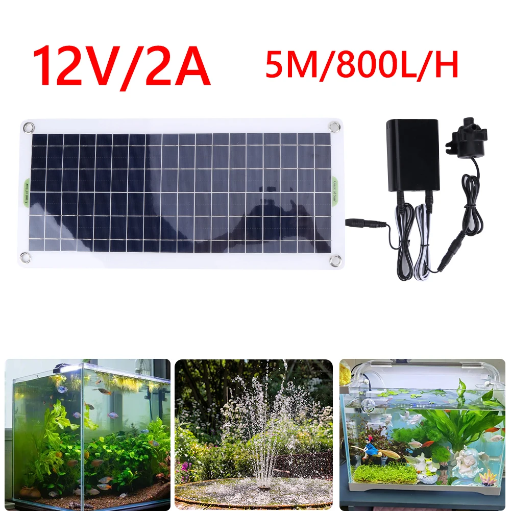 30W 800L/H DC 18V Geluidsarme  - Solar Panel Monocrystalline recensie en prijs