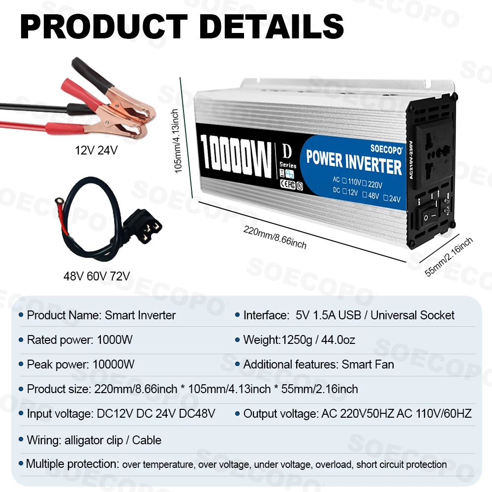 10000W zonnegeneratorset 500W  - Solar Panel Monocrystalline recensie en prijs