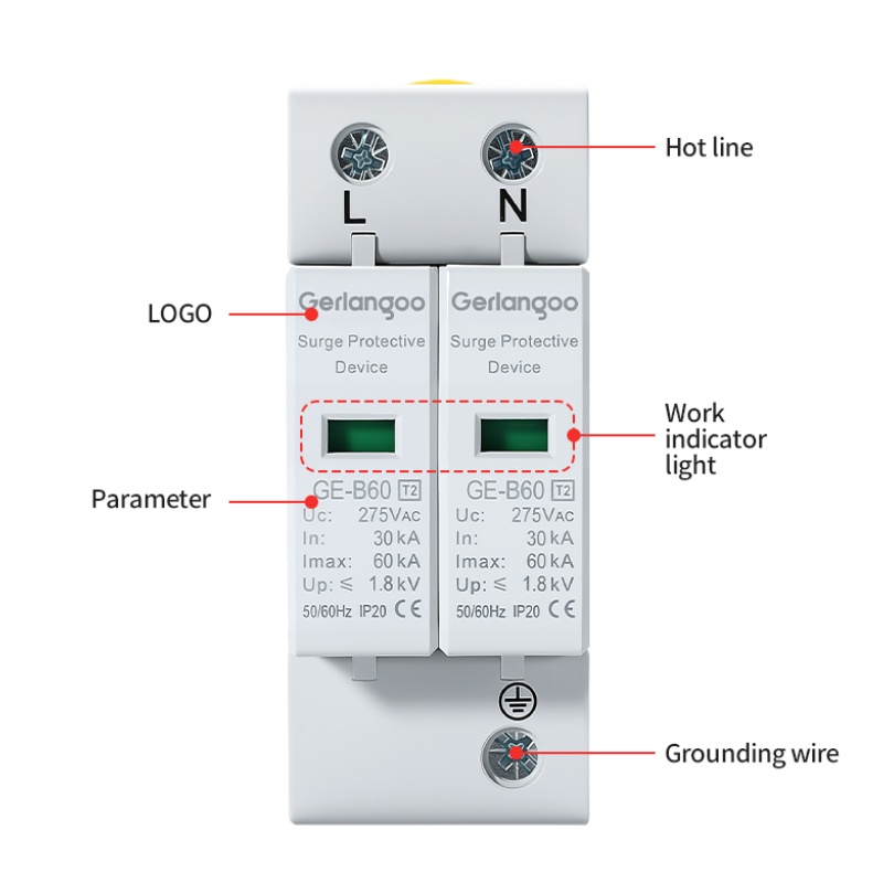 AC SPD 2P Huisbeveiliging tege - Ac Surge Protector recensie en prijs